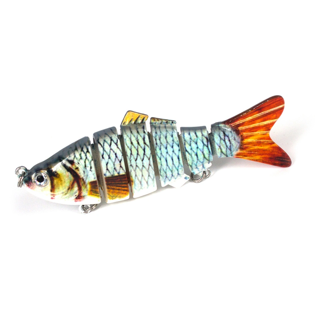 10cm Multisection Fishing Lures Artificial Fish Bait Lures Hook Fishing Accessories