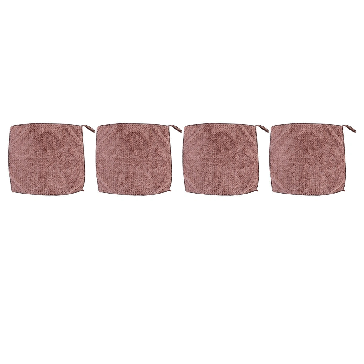 4PCS Face Washing Towel Exfoliator Mini Nonwovens Washcloth Square Facial Towel for Home Bathroom