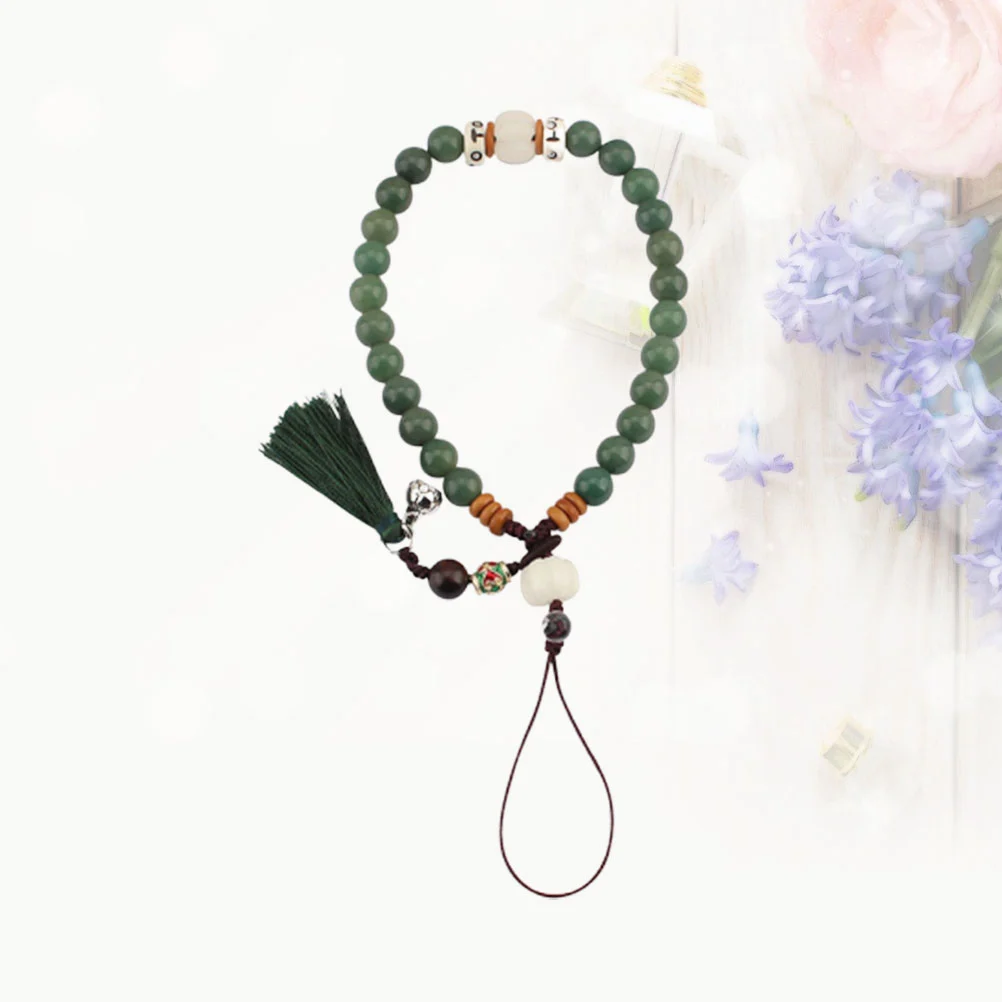 Bodhi Phone Strap Retro Vintage Ethnic Cell Phone Chain Anti-lost Phone Strap Wrist Rope
