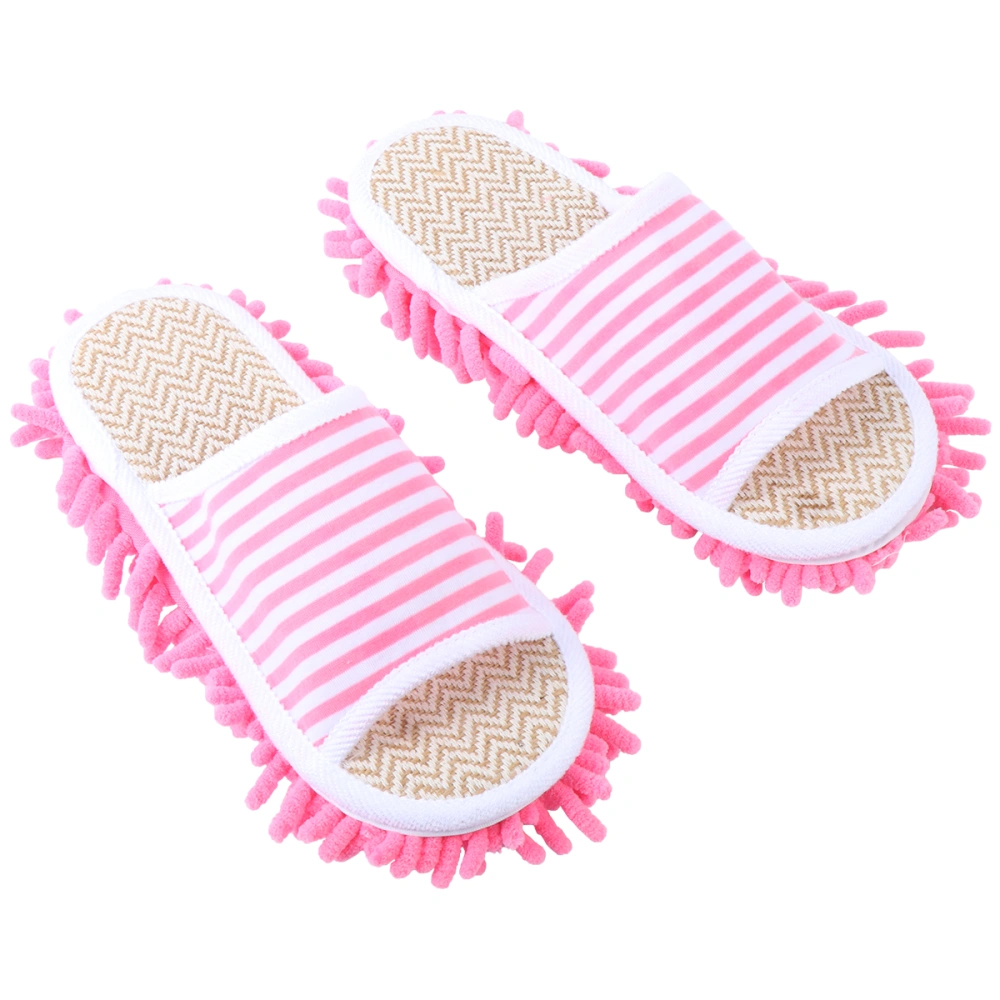 1 Pair Slipper Microfiber Floor Cleaning Mop Slippers Household Slippers