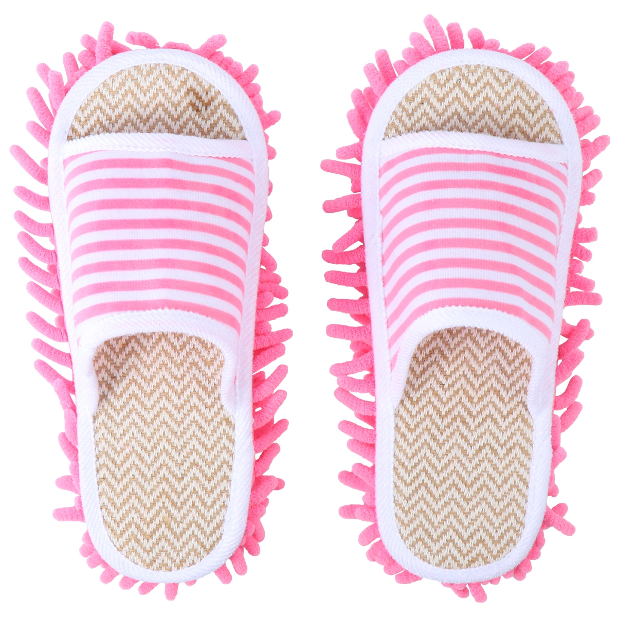 1 Pair Slipper Microfiber Floor Cleaning Mop Slippers Household Slippers
