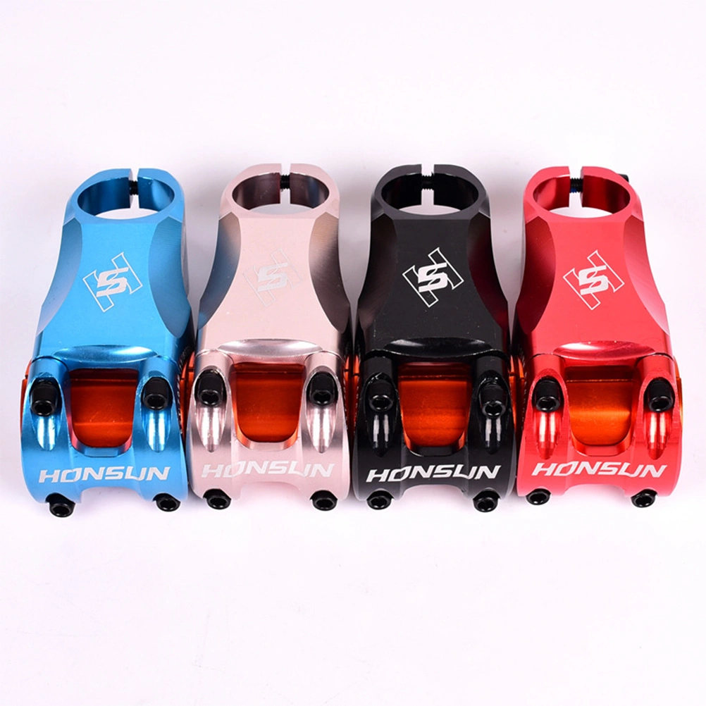1PC -17°70MM Mountain Bike Handlebar Stem Mountain Handle Riser Lightweight Bike Stem Aluminium Handlebar Parts for Mountain Bike Compatible with 35/31.8MM Caliber(Red)