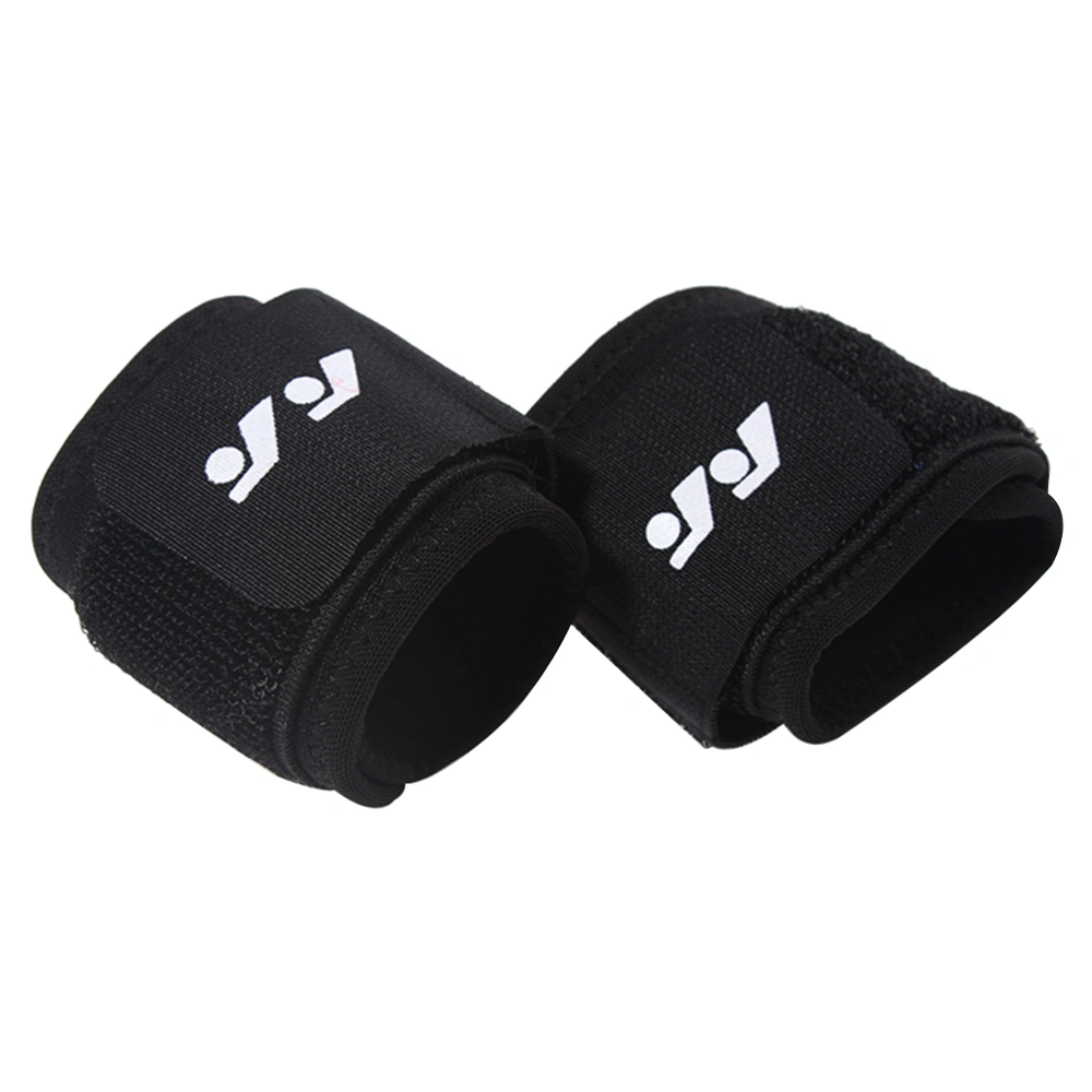 1Pc Fitness Wristbands Sports Wrist Guard Breathable Bandage Hand Support Basketball Wristband (Black)