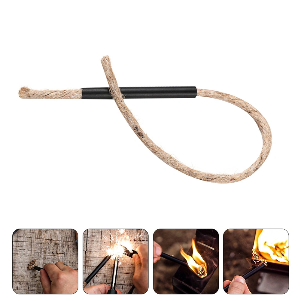  2pcs Survival Wick Lighter Outdoor Matchstick Ropes Camping Fire Starter