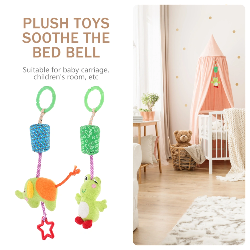 2pcs Lovely Baby Bed Toy Infant Crib Toy Stroller Hanging Toy Sensory Toy