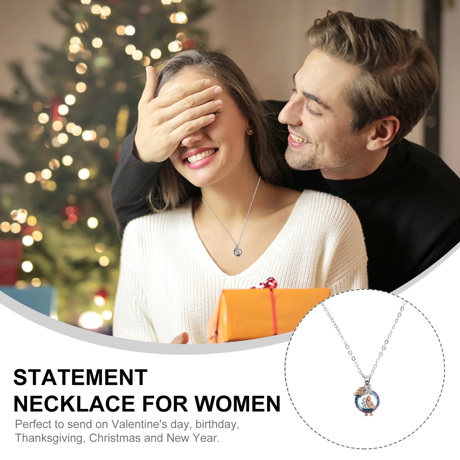 Crystal Branch Necklace Elegant Women Necklace Neck Decorative Jewelry Decor