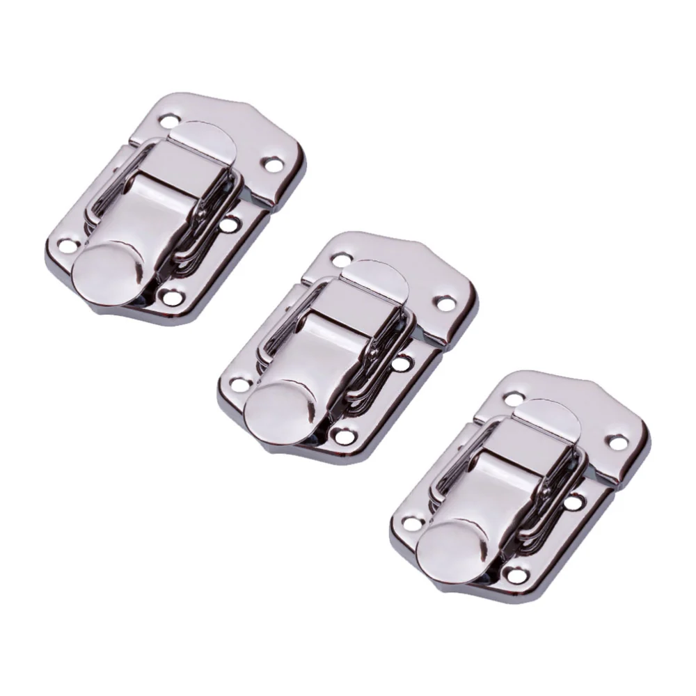 3Pcs  Box Latches Crossbody Bag Packing Buckles Luggage Locks Stainless Steel Hook Locks