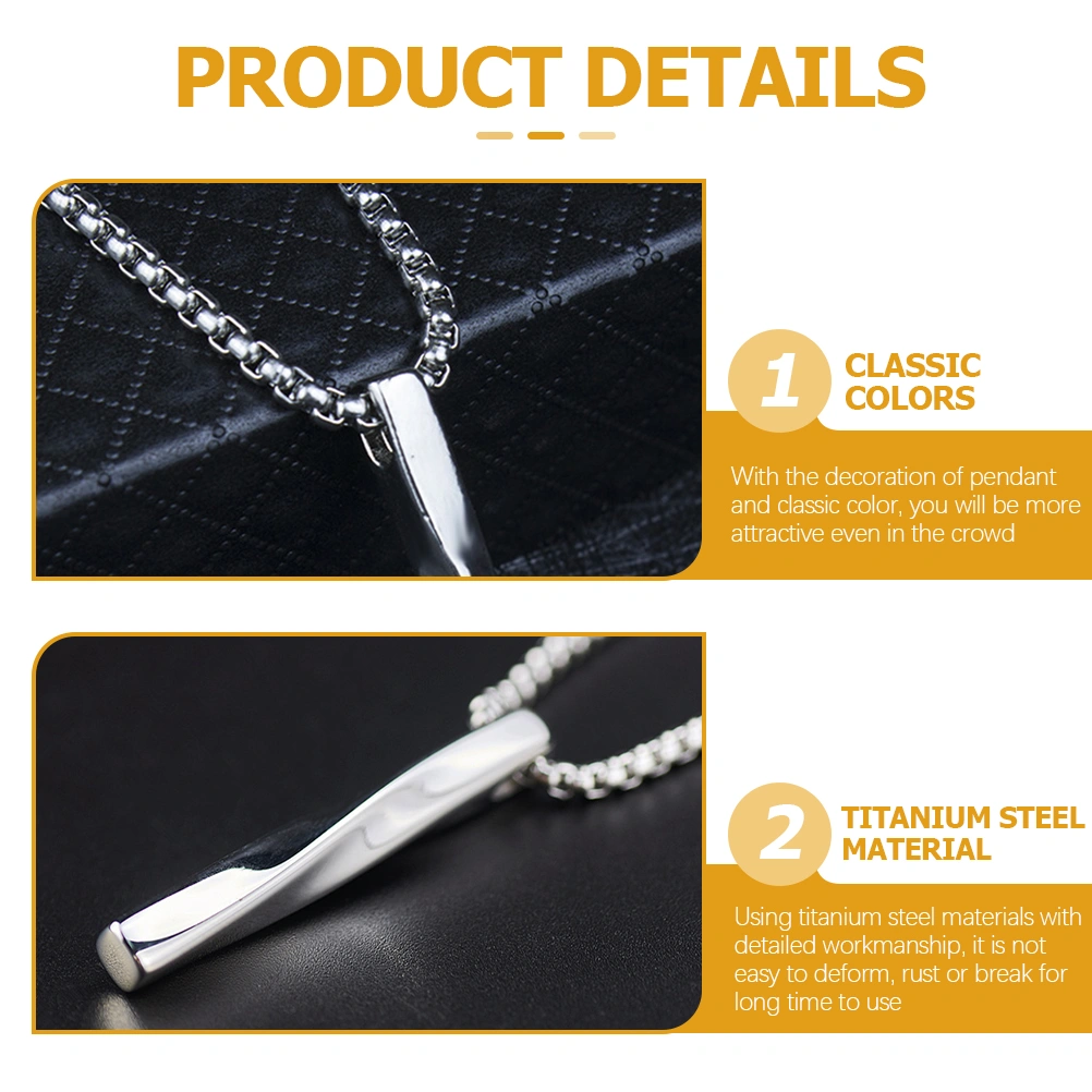 Mens Necklace Pendant Neck Chain Male Hip-hop Necklace Personalized Necklace