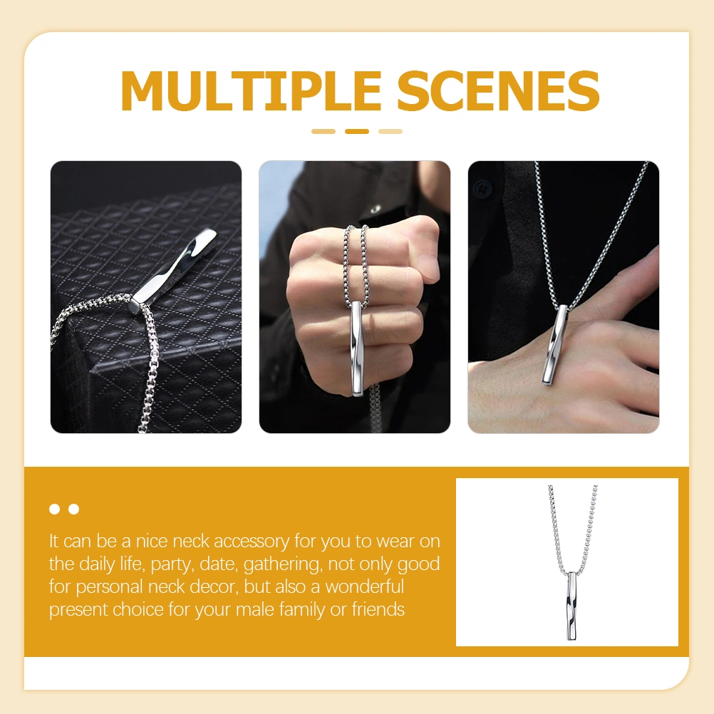 Mens Necklace Pendant Neck Chain Male Hip-hop Necklace Personalized Necklace