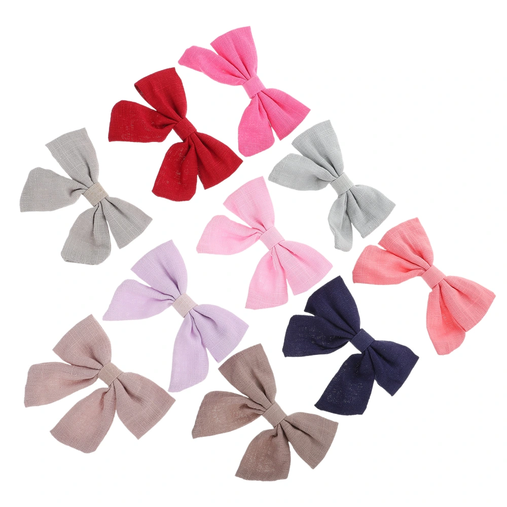 10pcs Hair Bows for Girls Toddler Infant Hair Bows Women Hair Clips Barrettes