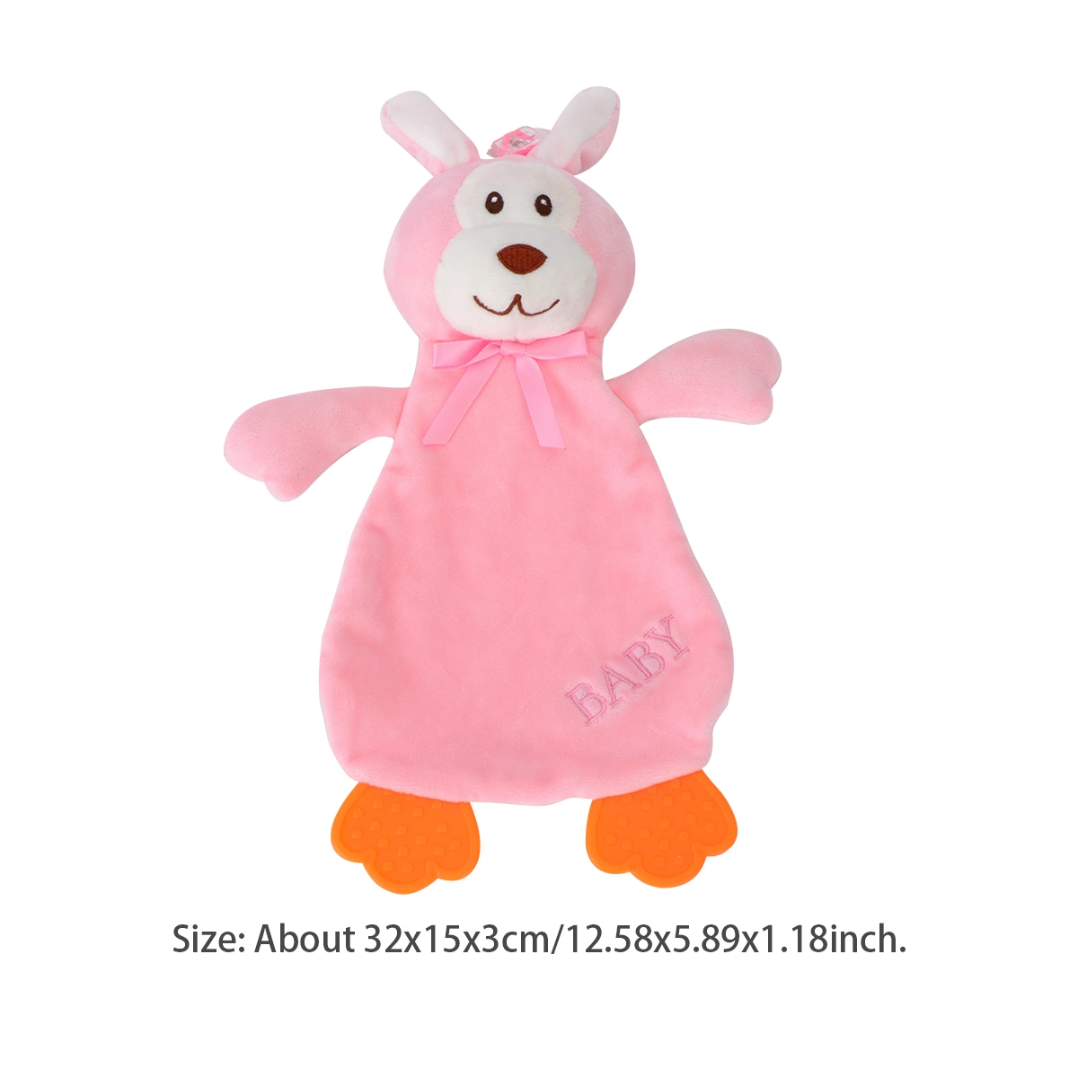 1PC Baby Pacifying Towel Appeasing Toy Gum Soothing Towel Baby Saliva Towel