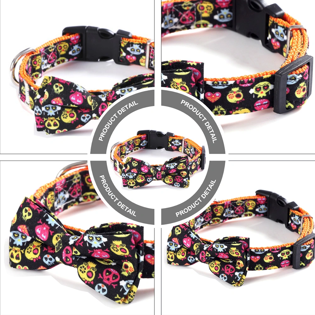 1pc Halloween Cat Dog Collar Pet Costumes Necklace Pet Supplies for Halloween