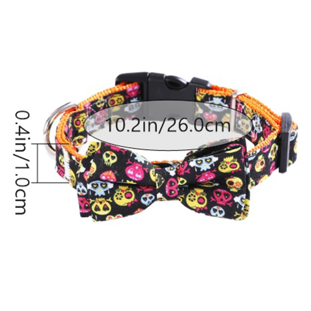 1pc Halloween Cat Dog Collar Pet Costumes Necklace Pet Supplies for Halloween