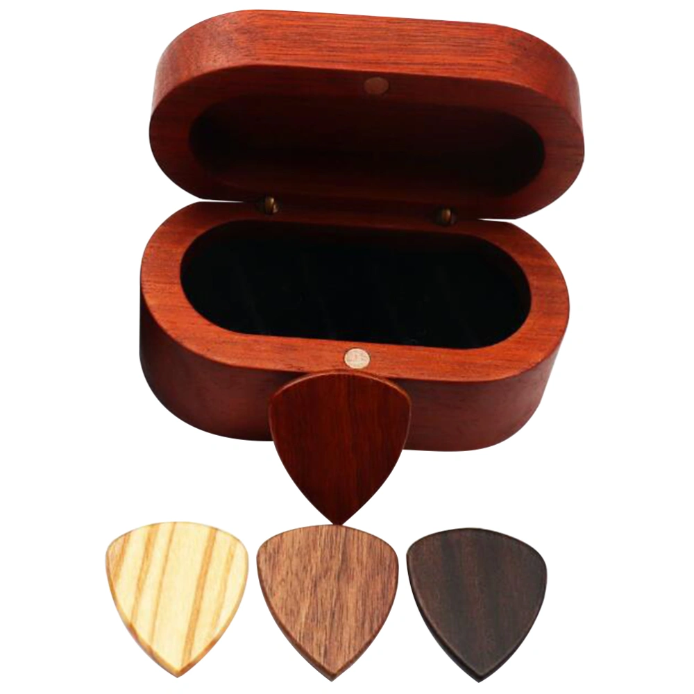 1 Set Guitar Picks Box With Guitar Picks Guitar Pick Holder Case Guitar Supplies