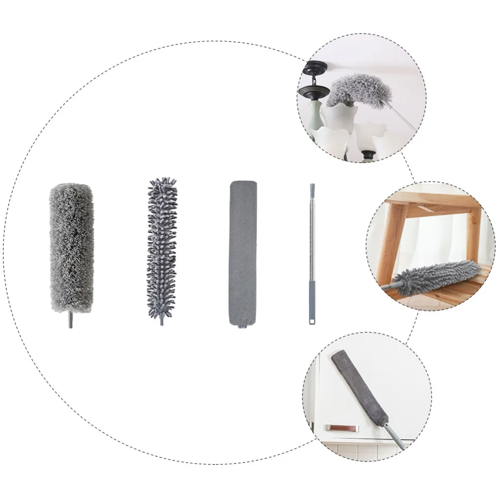 1 Set Dust-removing Brush Household Sweeping Brush Multi-functional Cleaning Brush