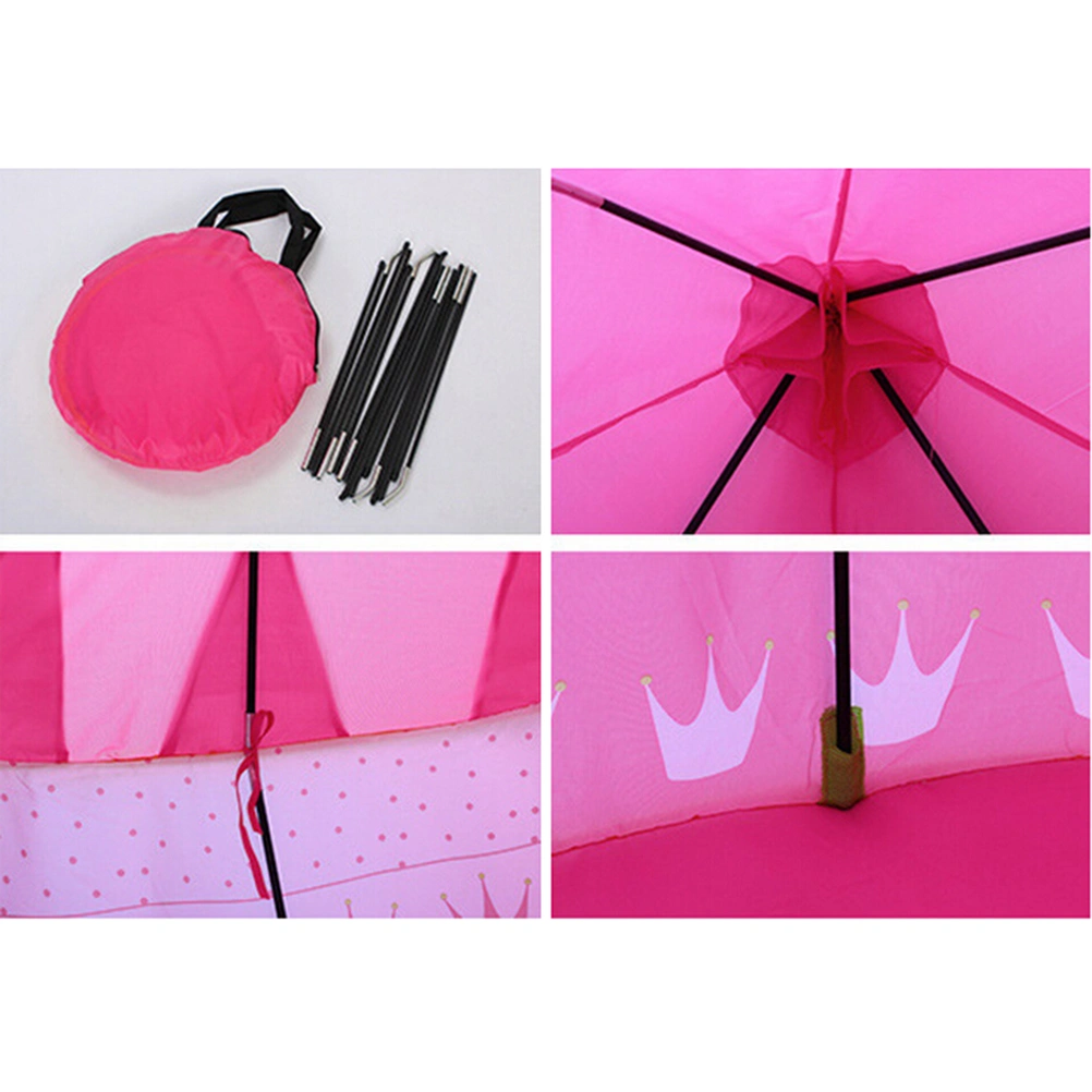 Playhouse Prince and Castle Children Kids Indoor Outdoor Play Tent (Pink)