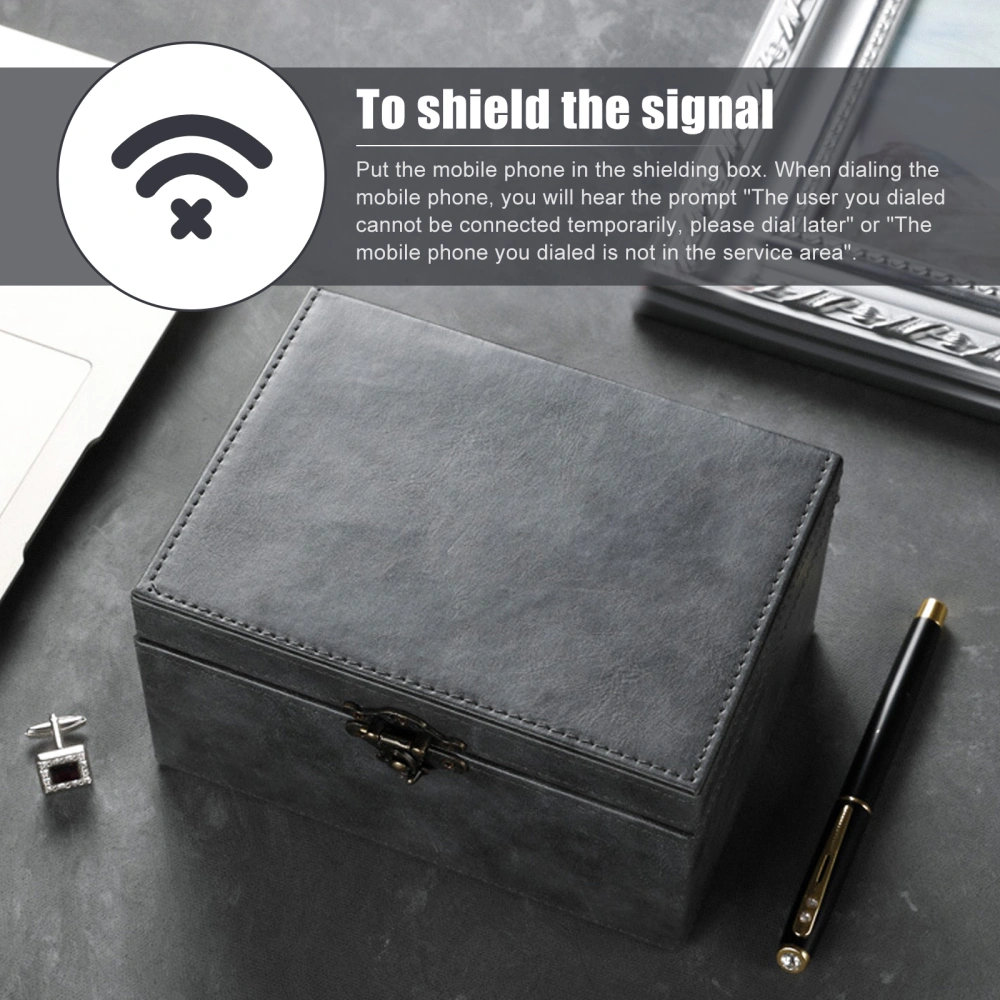 1Pc Multi-functional Anti Theft Box Signal Blocker Box for Car Keys and Phones