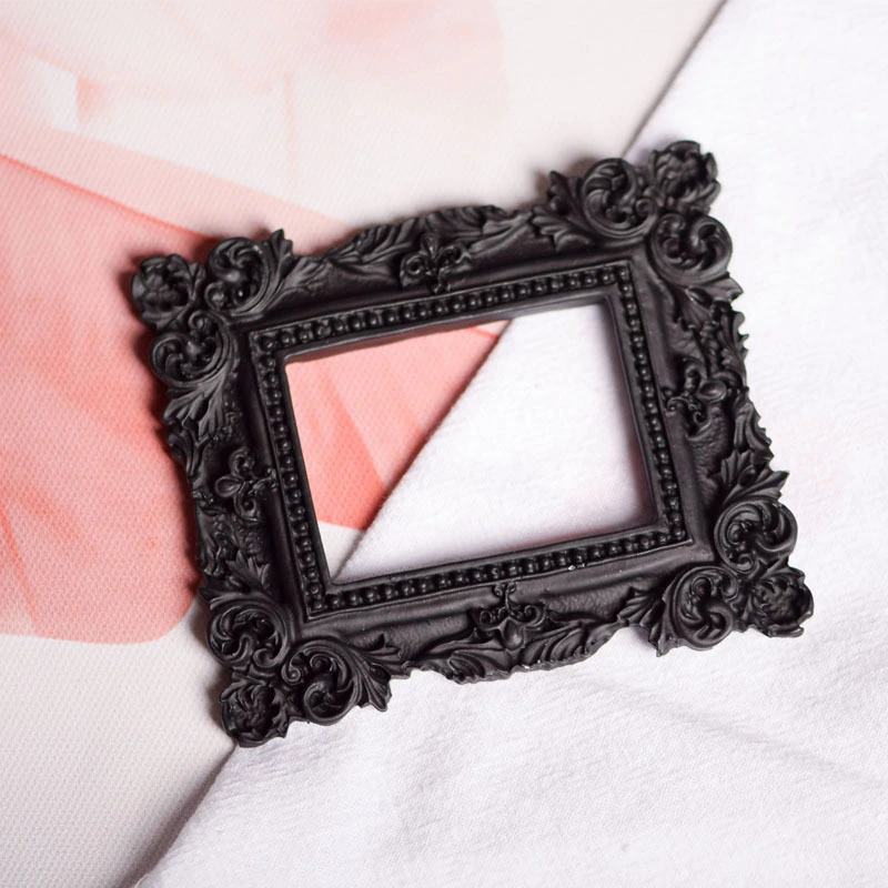 4pcs European Style Photo Frame Multi-functional Jewelry Display Frame Vintage Resin Picture Frame