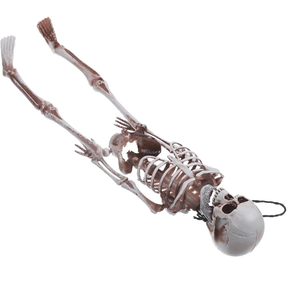 Halloween Skeleton Model Horrible Faux Skeleton Plastic Skeleton Ornament