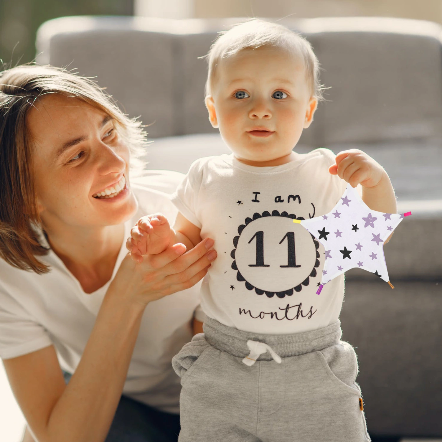 Dots Blanket Baby Comfort Towel Security Blanket Comfort Towel Pacifying Towel