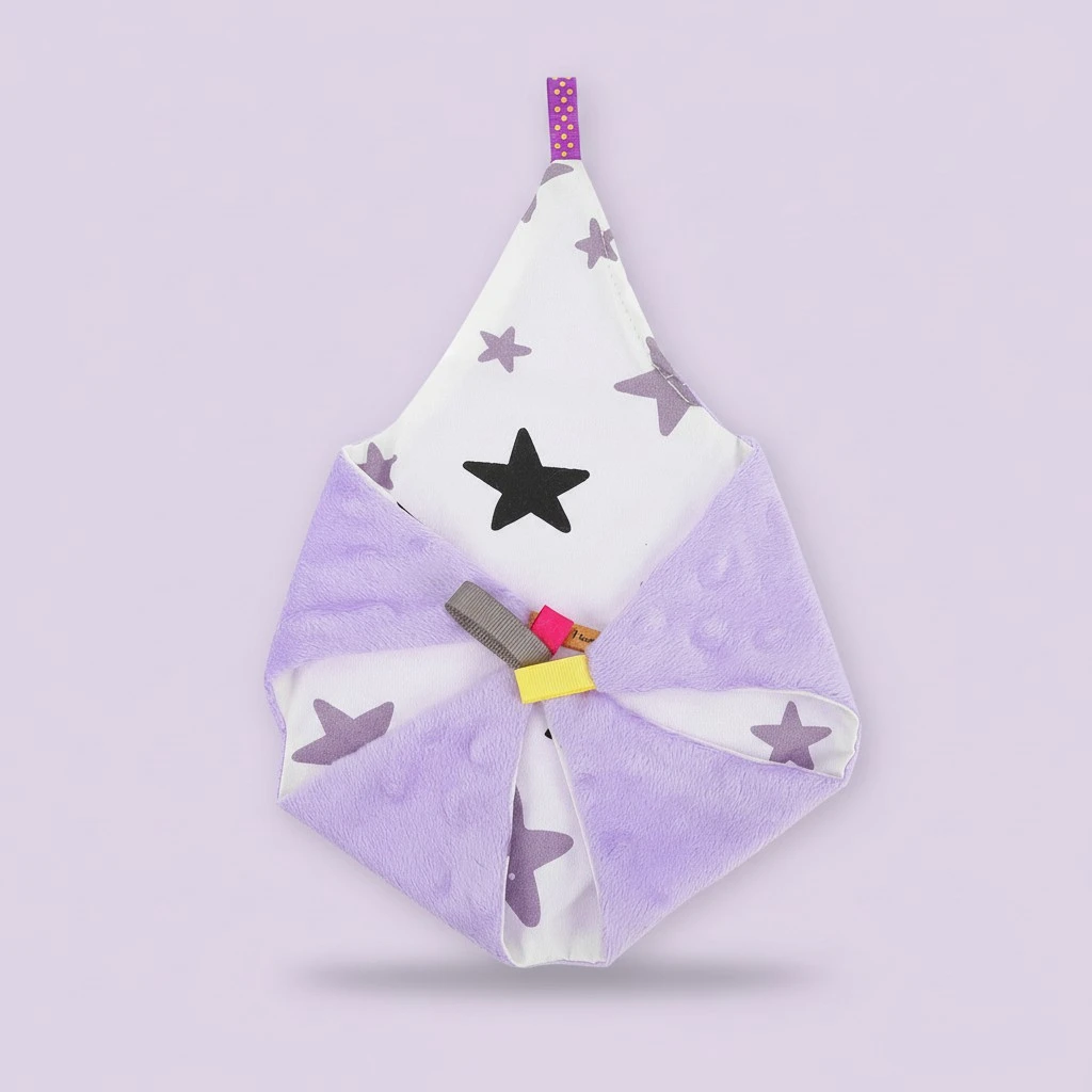 Dots Blanket Baby Comfort Towel Security Blanket Comfort Towel Pacifying Towel