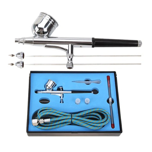 Airbrush Kits Airbrush Equipment 0.2+0.3+0.5mm 7cc Airbrush Set 130K