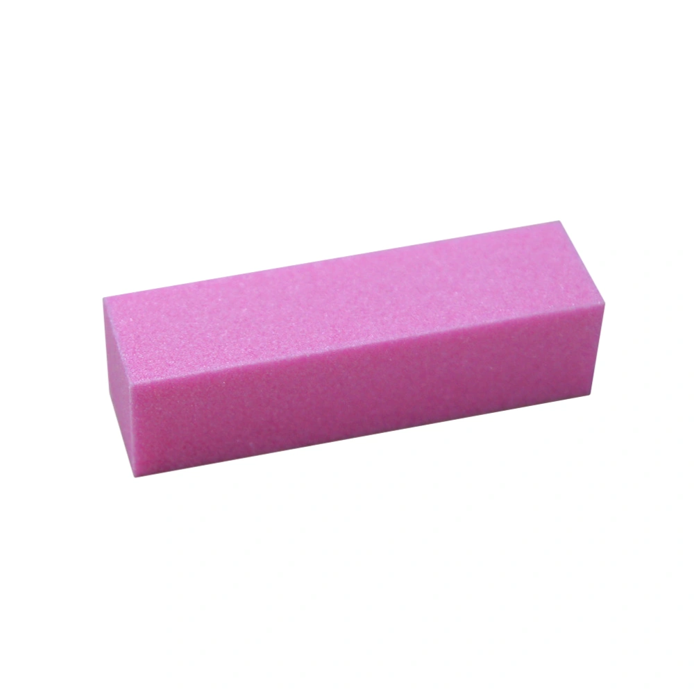 Nail Buffer Block Natural Nail Polisher Sanding Block Manicure Pedicure Care Files(Pink)