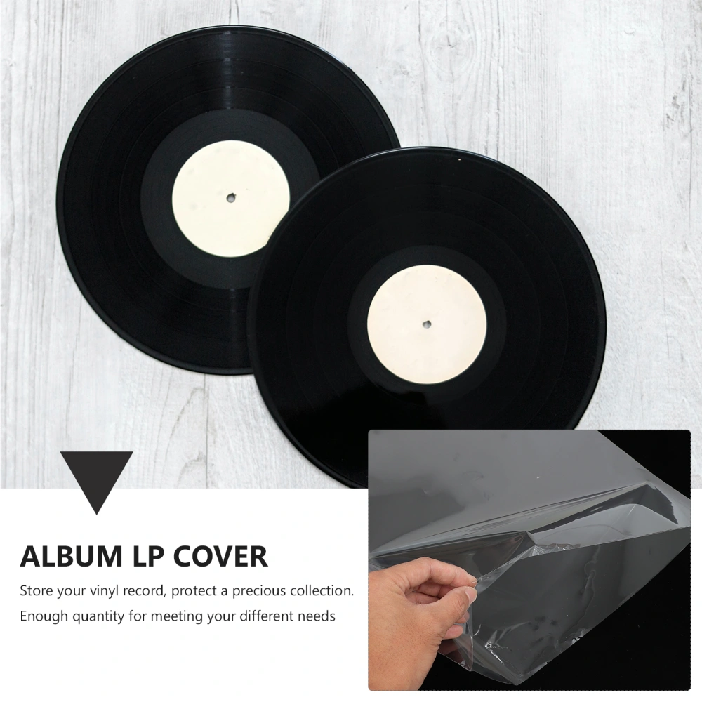 50Pcs Vinyl Record Outer Sleeves Album LP Clear Covers Protector 12inch