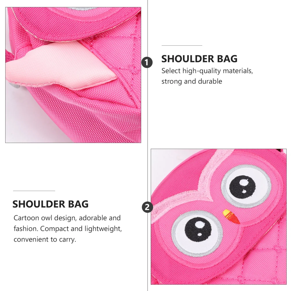 1pc Girl Handbag Lovely Owl Cross-body Bag Cartoon Animal Storage Pouch