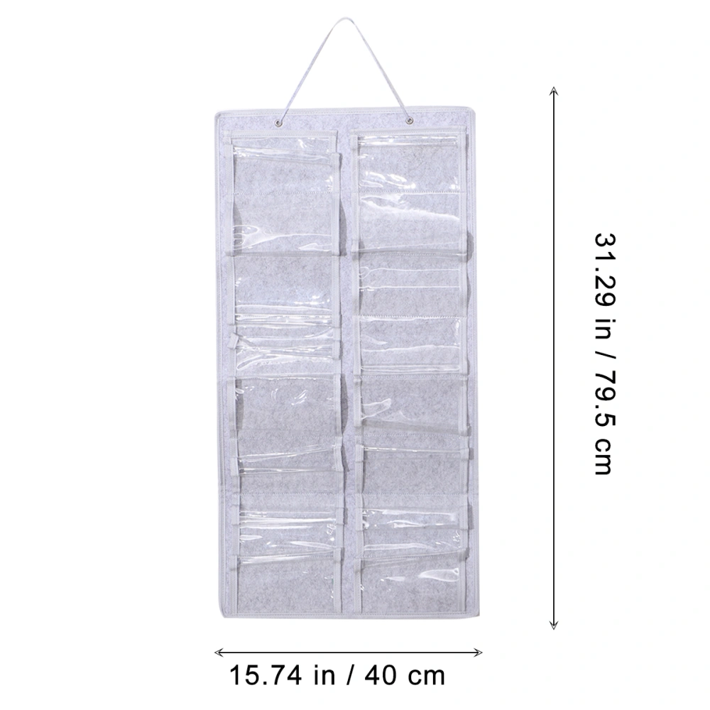 Multi-layer Large Capacity Pockets Wall Door Hanging Storage Bag for Storage