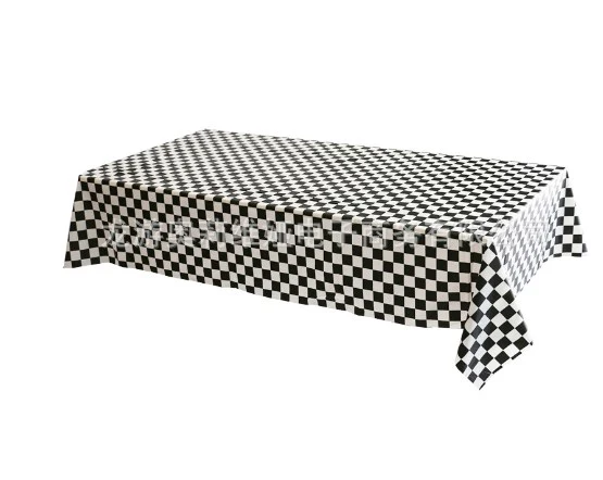 2pcs Checkered Tablecloths Cotton Linen Table Covers Rectangular Dining Tablecloths