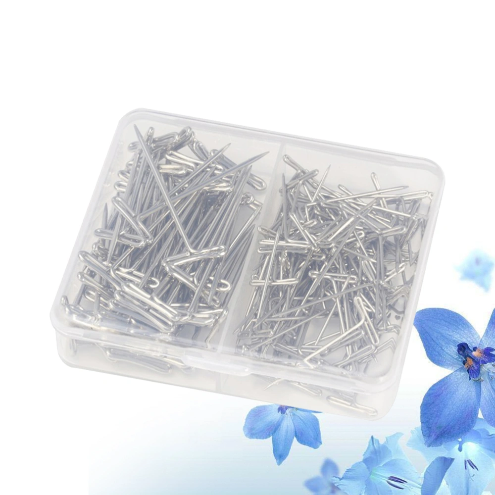 110pcs Wig Making Set Stainless Steel Wig T with Plastic Box for Wigs Sewing Blocking and Knitting (38mm, 51mm)