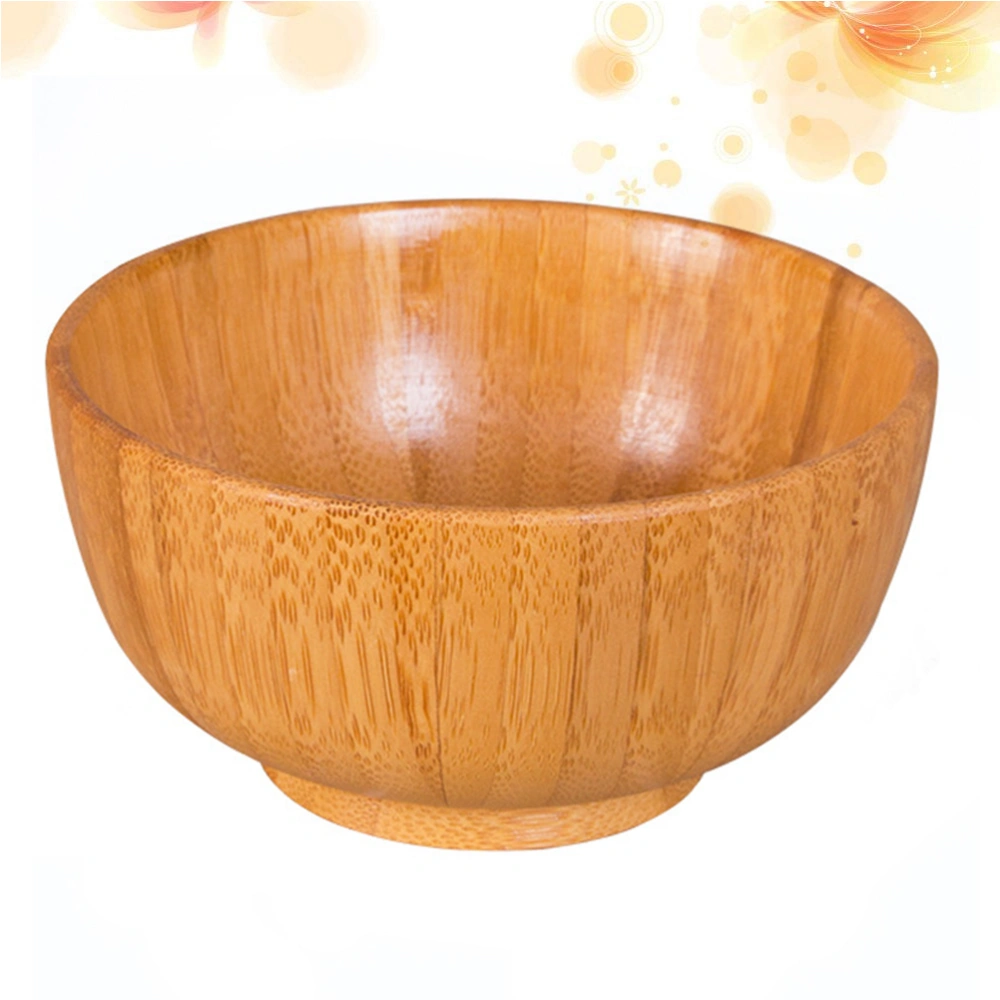 Handwork Bamboo Bowl Creative Environmental Bowl Simple Supplies for Home Restaurant Store