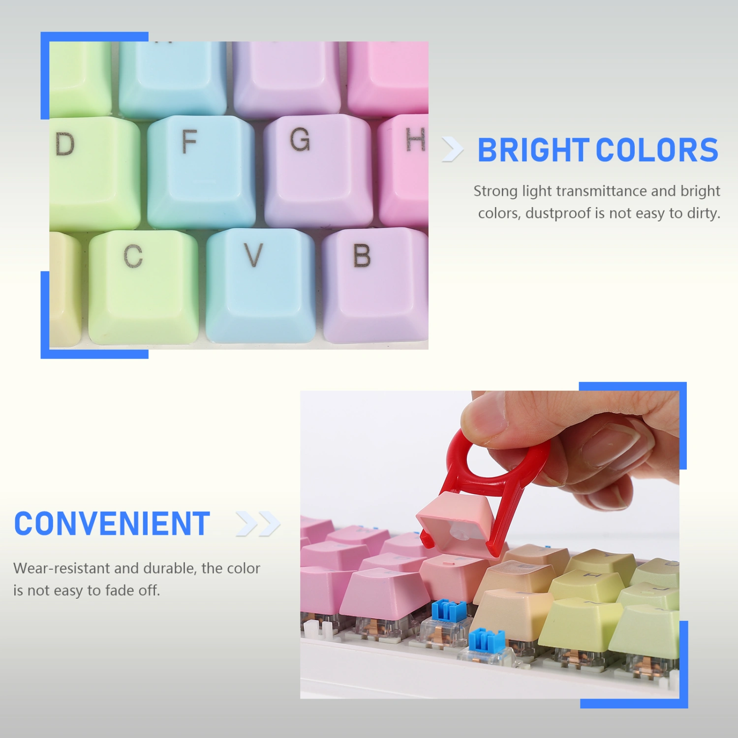 1 set of Keycaps Mechanical Keyboard Switches Keycaps Keyboard Accessories