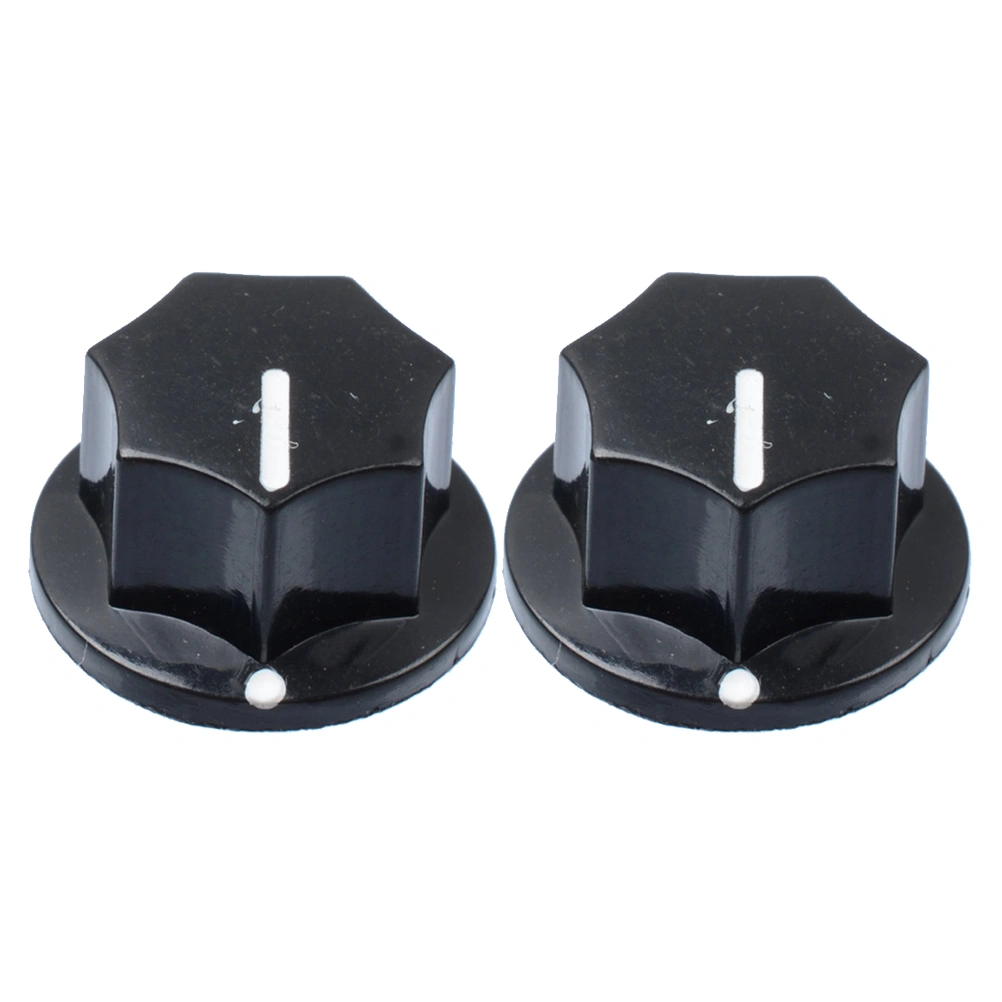 2Pcs Electric Guitar Knobs Guitar Potentiometer Control Knobs Rotary Knobs