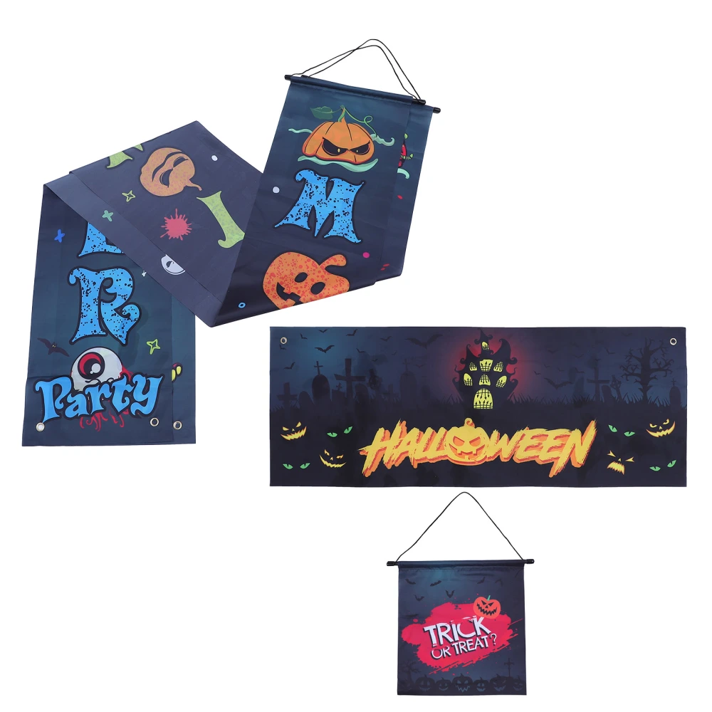 1 Set Halloween Hanging Couplets Creative Hanging Sign Party Door Wall Pendant