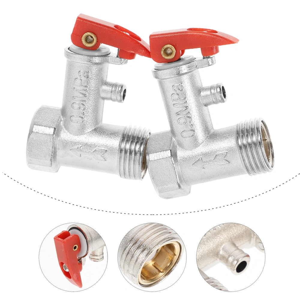 2pcs 1/2 Pressure Reducing Valves Safety Valves Pressure Relief Valves