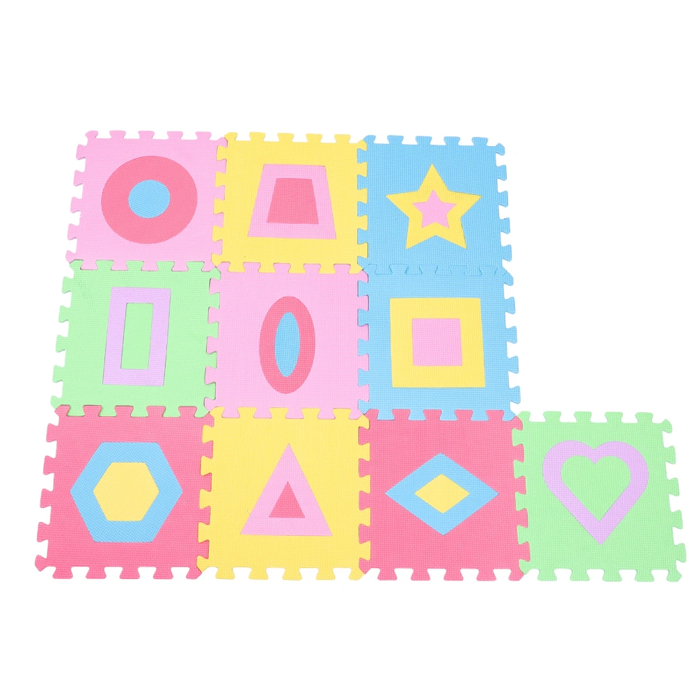 10pcs Baby Interlocking Play Mat Interlocking EVA Floor Tiles for Toddler