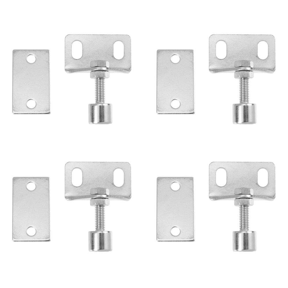 4 Sets Adjustable Door Stoppers Heavy Duty Door Stops Aluminum Extrusion Profile Accessories