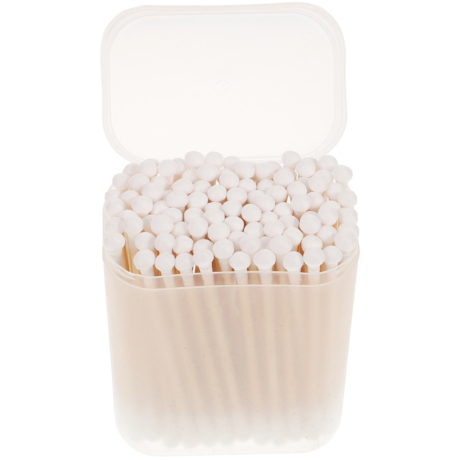 100 pcs Disposable Cotton Swabs Baby Cotton Swabs Double Ended Cotton Swabs with Storage Box