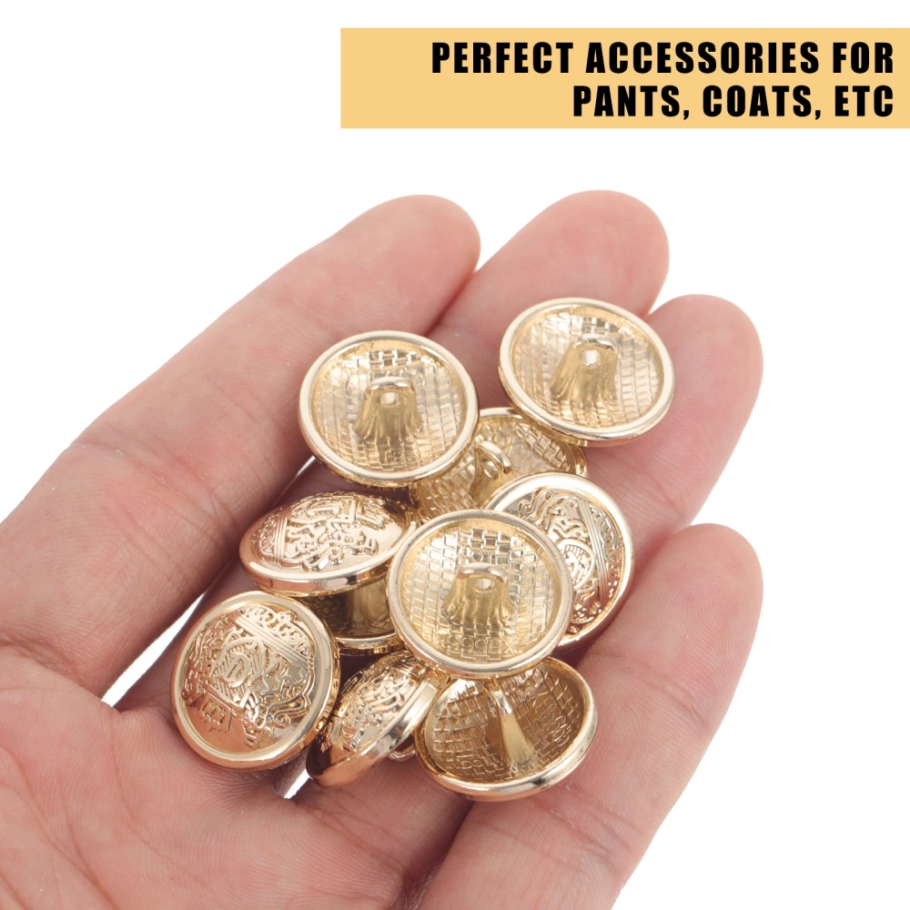 10pcs Fashion Cuff Links Men Business Wedding Cuff Links Woman Coat Metal Button