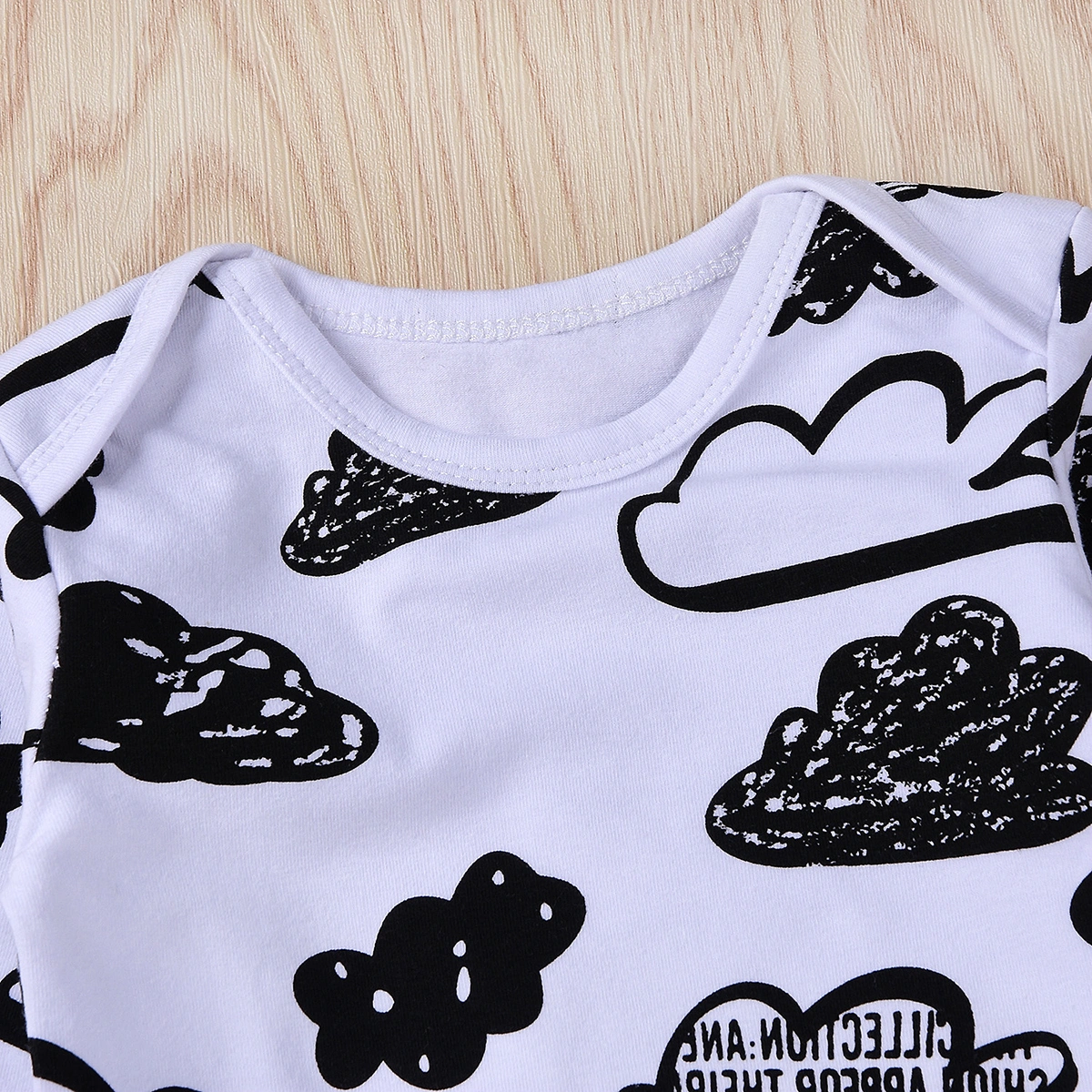 Newborn Infant Baby Girl Boy Clouds Printed T Shirt Tops and Pants Outfits Clothes Set (100CM)