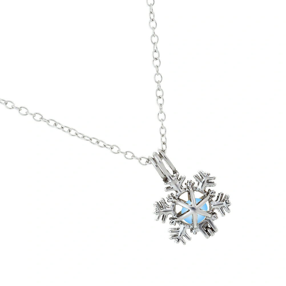 Luminous Choker Snowflake Necklaces for Women Pendant Necklace Drop Necklace