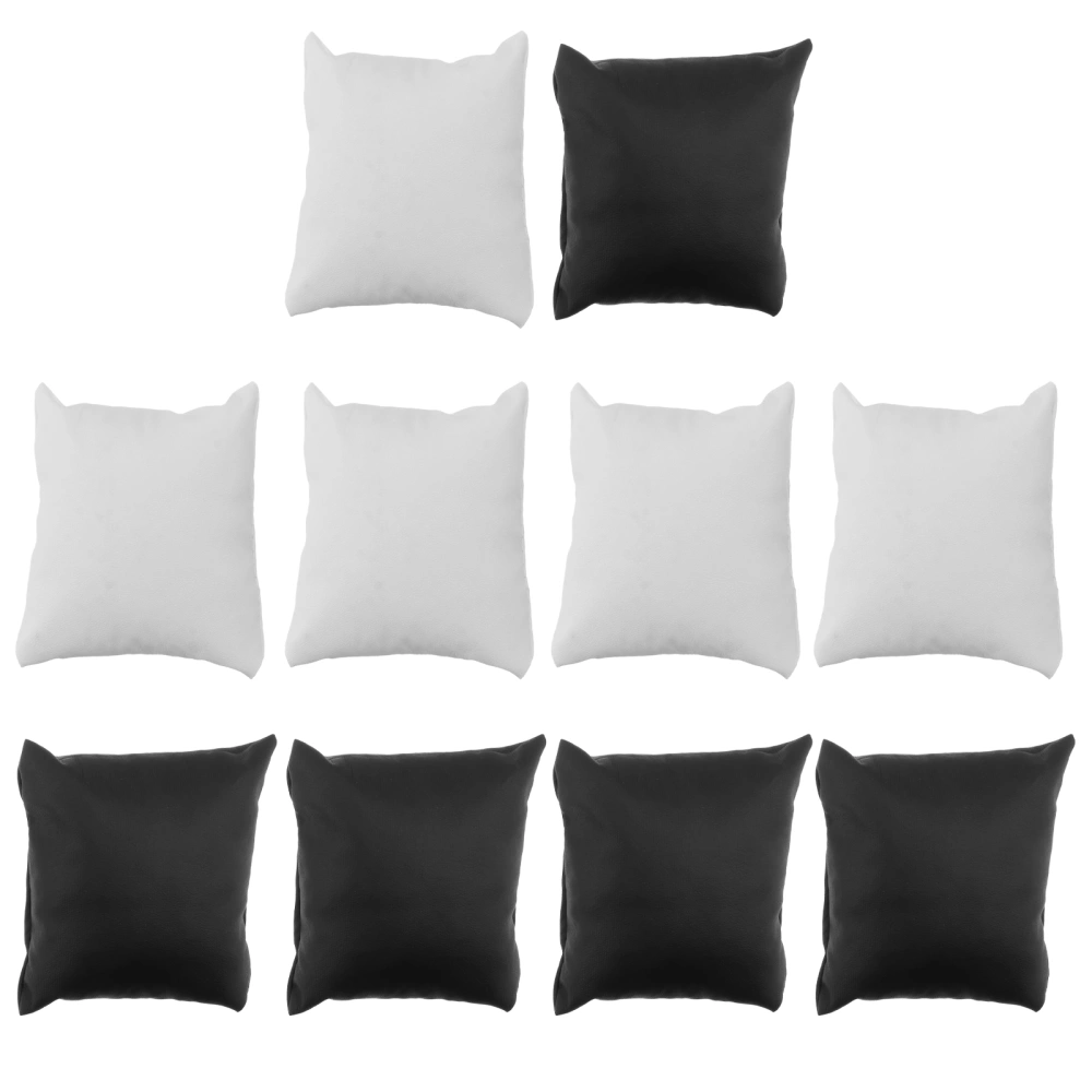 10Pcs Shop Jewelry Display Pillow Watch Bracelet Holding Pillow Black White