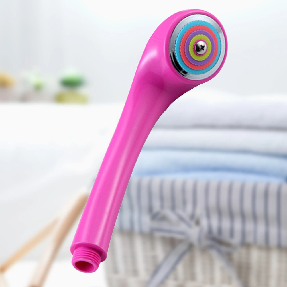 High Pressure Handheld Adjustable Shower Head Powerful High Flow Overhead Showerhead for Bath Spa Shower (Red)