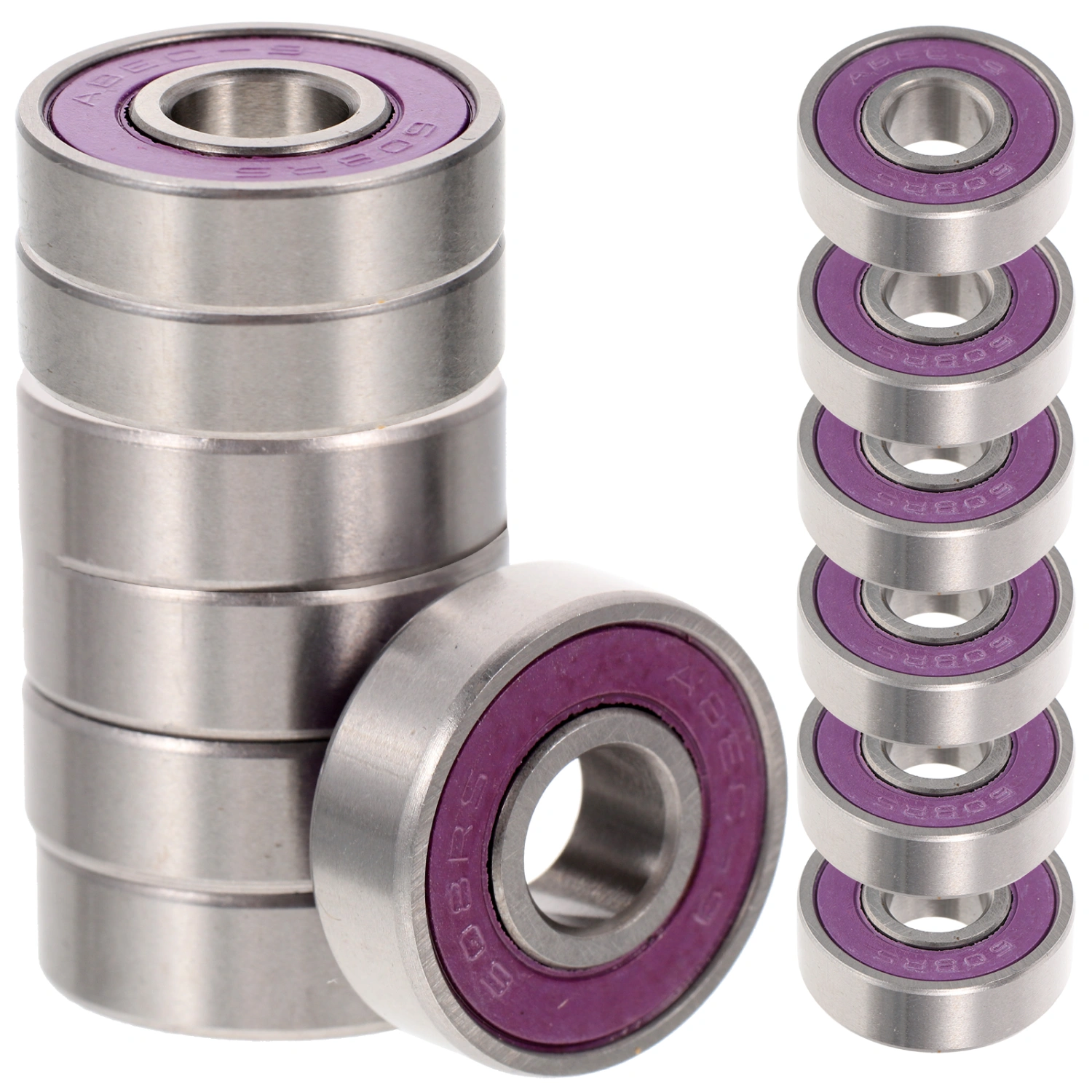 16Pcs Skateboard Bearings Ball Bearings Longboard Bearings Scooters Bearings