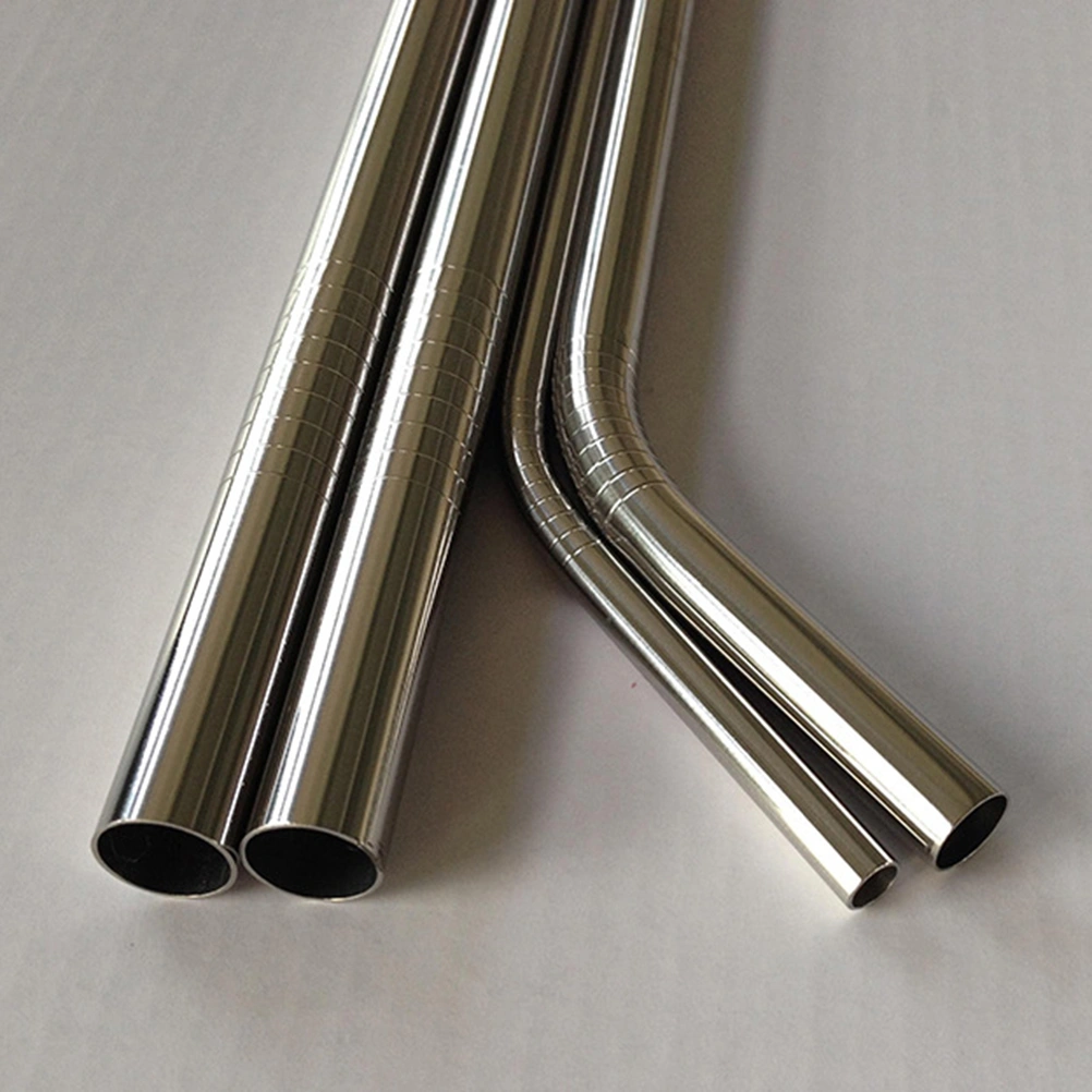 4pcs Stainless Steel Drinking Metal Straws Straw Reusable Drink Straw for Tumblers Rumblers Beverage