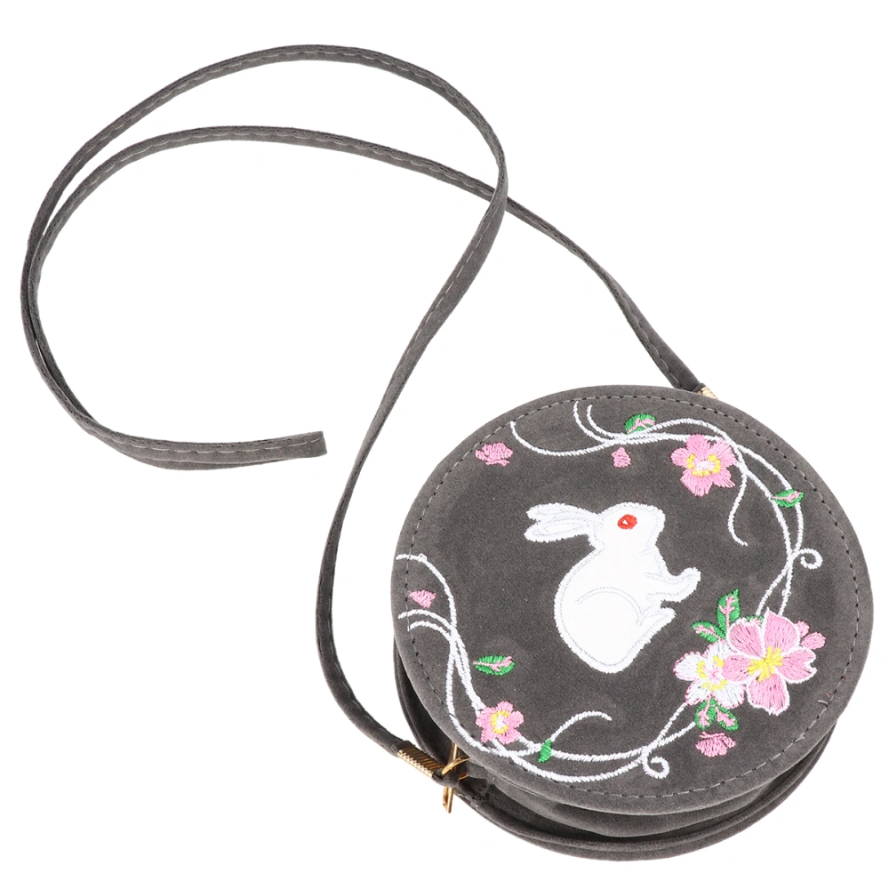 1Pc Han Costume Antique Embroidery Cross-body Bag Fresh Round Shape Bag