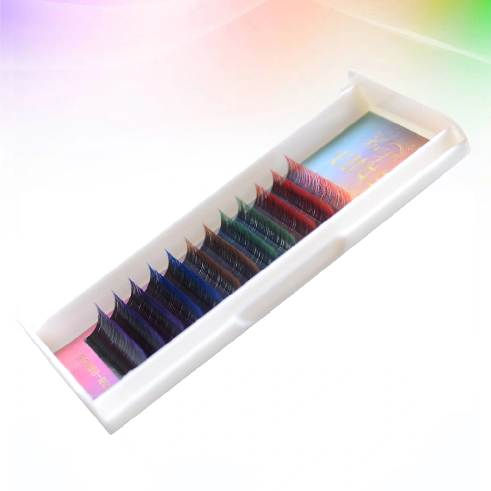 1 Set of Colorful Fake Eyelashes Curly Art Eyelashes Extension  Makeup Eyelash Extension Eyelashes