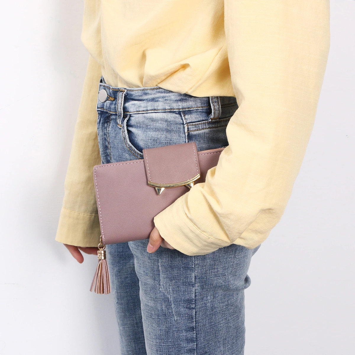 Cat Ear Wallet Fashionable Wallet Tassel Student Wallet Lovely Purse for Girl